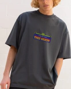 This Much Oversized Tee -Threadheads Clothing CharcoalOversized Front 01a20147 7e75 4bda 984b b660918bb6c6