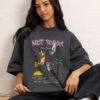 Not Today Satan Oversized Tee -Threadheads Clothing CharcoalOversized Front 3 38218596 df95 40c6 926e a18a4ca20a8f