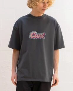 Cunt Oversized Tee -Threadheads Clothing CharcoalOversized Front 3 a7fd14a1 aa45 4c5a a45b c0c431f3bb95