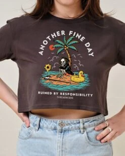 Front Page -Threadheads Clothing Coal CropTeeFront