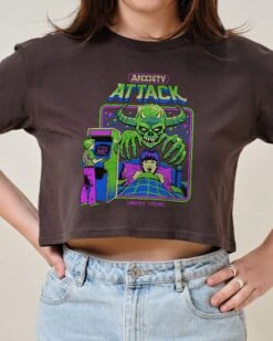 Anxiety Attack Crop Tee