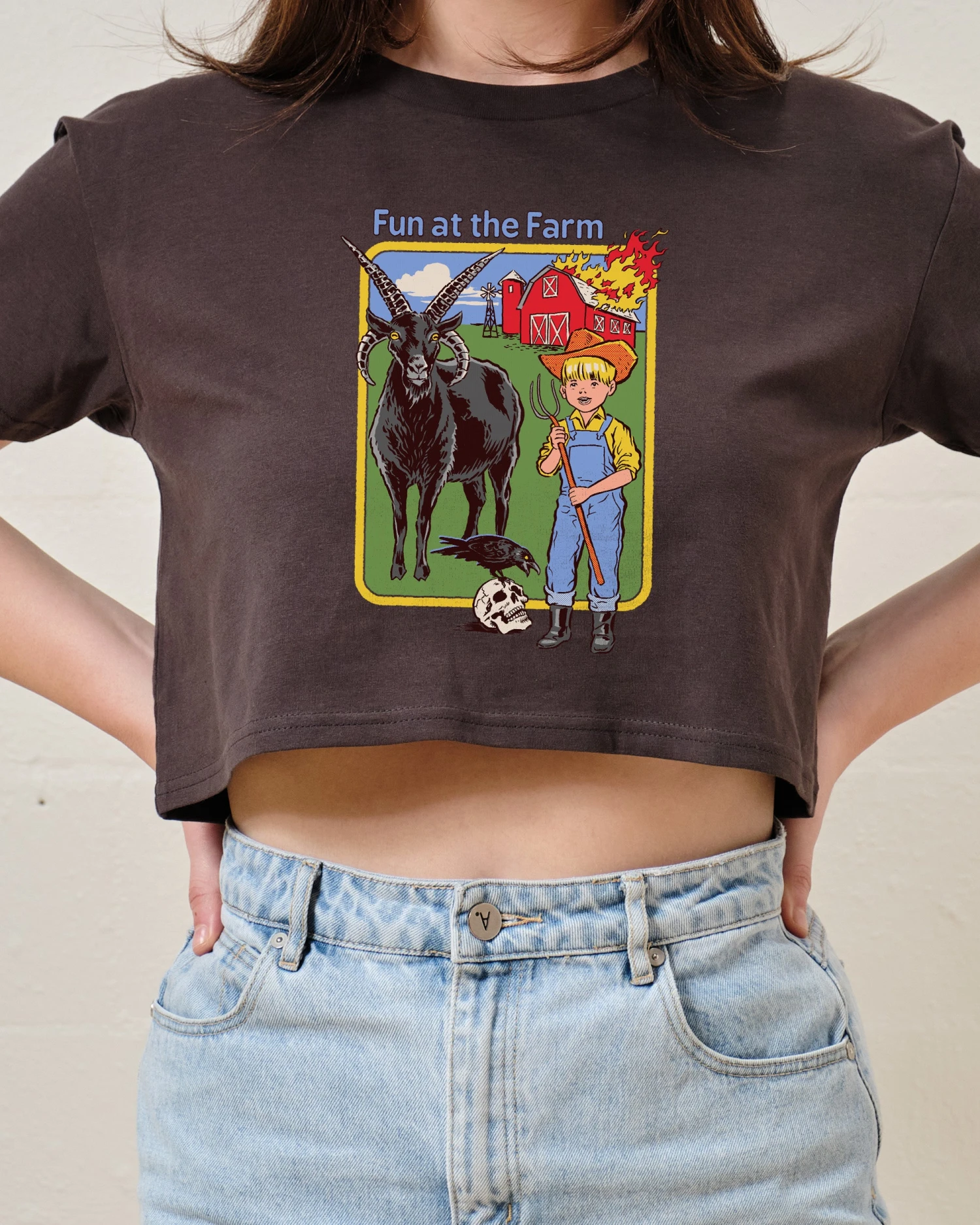 Fun At The Farm Crop Tee 5 Fun At The Farm Crop Tee - Image 3