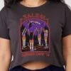 Salem Summer Camp Crop Tee -Threadheads Clothing Coal Crop Tee Front 50d6aba8 d187 4a40 b566 04ebbbd67a65