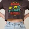 Lizard Wizard Crop Tee -Threadheads Clothing Coal Crop Tee Front bfed3299 bfb3 411c 9e15 fd4e5d2bc01d