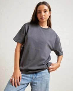 Classic Tee 5-Pack: Black, Brown, Charcoal, Navy, White -Threadheads Clothing Coal Front 2 89f86082 e7bf 4955 bfdf 8fd9a88a3a98