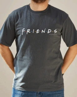 Friends Logo T-Shirt -Threadheads Clothing Coal Front 07c5a46f a020 4603 94c6 5e396441dd71