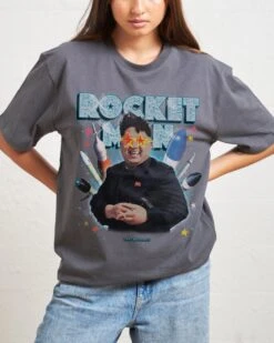 Rocket Man T-Shirt -Threadheads Clothing Coal Front 207447eb c1d4 415f 85f2 f929deaa58f1