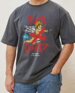 Love Sucks T-Shirt -Threadheads Clothing Coal Front 332f14b4 b280 4e49 b474 db7f0d0e7ea7