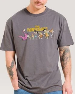 We're The Flintstones T-Shirt 12 We're The Flintstones T-Shirt -Threadheads Clothing Coal Front 761b3a2c ed49 4294 87a6 3e2ce21b7f9c