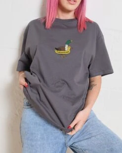 Duck Floatie T-Shirt 10 Duck Floatie T-Shirt -Threadheads Clothing Coal Front aabd9392 90b1 4eac 9d93 e0ed01ef6294