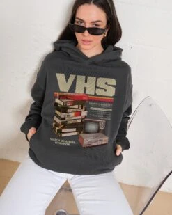Vintage VHS Tapes Hoodie -Threadheads Clothing Coal Hoodie Women Front 26901183 493d 4dbc a302 957fa365f6eb