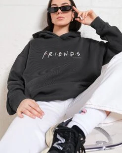 Friends Logo Hoodie 12 Friends Logo Hoodie -Threadheads Clothing Coal Hoodie Women Front 2b16e8d9 6e59 4e66 ae14 580b1b87d545