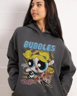 Bubbles Hoodie -Threadheads Clothing Coal Hoodie Women Front bb34f16f 7f85 4f2c 93ca e2e0ee420da7