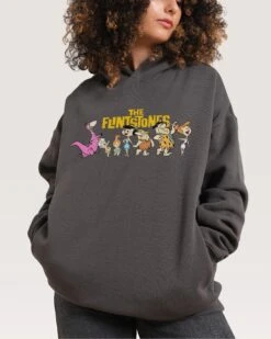 We're The Flintstones Hoodie 9 We're The Flintstones Hoodie -Threadheads Clothing Coal Hoodie Women Front dcad52cd 5c08 40d0 bb3c 3a8b43ae93b4