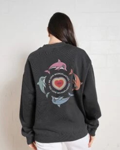 We Love Microplastics Sweatshirt 12 We Love Microplastics Sweatshirt -Threadheads Clothing Coal Jumper Women Back 92b71051 3f60 42b8 9fc3 21ccdc2ac47f