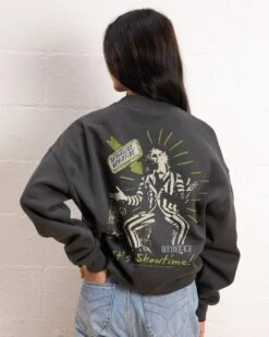 It's Show Time Sweatshirt -Threadheads Clothing Coal Jumper Women Back df1cadc4 b5cb 47dc 87d3 5867a65f87d3
