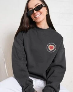 We Love Microplastics Sweatshirt 13 We Love Microplastics Sweatshirt -Threadheads Clothing Coal Jumper Women Front 1c6cbddd 10c5 401f 8748 790694f43a20