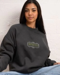 It's Show Time Sweatshirt -Threadheads Clothing Coal Jumper Women Front 737a2462 9e28 4f99 ad8e 4db6423b5203