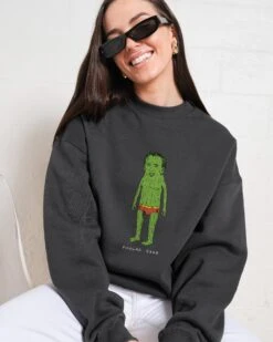Picolas Cage Sweatshirt -Threadheads Clothing Coal Jumper Women Front a27cefe1 6e55 4f2f 90e5 1ff44a0f90e9