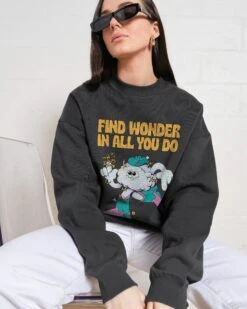 Find Wonder Sweatshirt -Threadheads Clothing Coal Jumper Women Front cd5e31b1 1767 41ae 948c d5ebfea4ae48