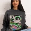 Buttercup Sweatshirt -Threadheads Clothing Coal Jumper Women Front d8e164a3 7bb4 4b99 860f a69f9fb088ec