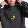 Duck Floatie Hoodie 1 Duck Floatie Hoodie -Threadheads Clothing Coal Men Hoodie Front 3cc85b27 c710 4c81 aa57 9033d6623ee0