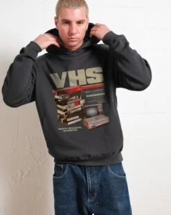 Vintage VHS Tapes Hoodie -Threadheads Clothing Coal Men Hoodie Front 456748db fe19 4698 9aa7 31f64211a43e