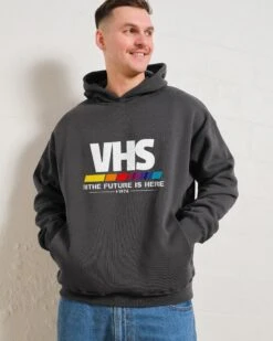 VHS - The Future Is Now Hoodie 10 VHS - The Future Is Now Hoodie -Threadheads Clothing Coal Men Hoodie Front 9d18de8d 45c7 4dfc a3c2 02bd2b7f7e2f