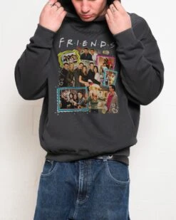Friends Vintage Hoodie 7 Friends Vintage Hoodie -Threadheads Clothing Coal Men Hoodie Front f46a009b 1e4a 4ed5 b858 ac75ad96839f