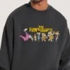 We're The Flintstones Sweatshirt -Threadheads Clothing Coal Men Jumper Front 1