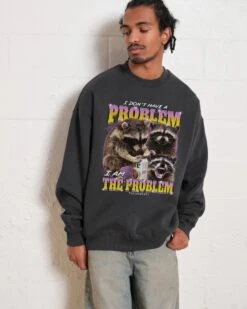 I Am The Problem Sweatshirt -Threadheads Clothing Coal Men Jumper Front 0c17edf7 7a2a 4aed 9f30 95924dc7e4c9