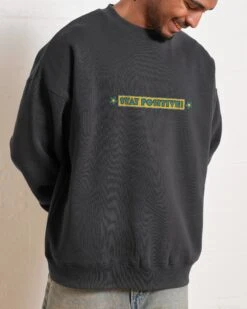 Stay Positive Front And Back Sweatshirt -Threadheads Clothing Coal Men Jumper Front 24b77cbe 10f6 4c8d b8c8 9da6f69d147c