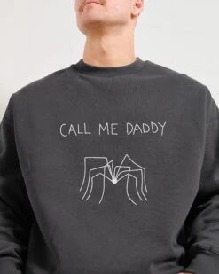 Call Me Daddy Sweatshirt -Threadheads Clothing Coal Men Jumper Front 4c73f4f8 4761 4b27 9ed6 09de202b5268