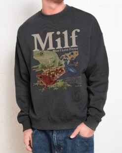 Man I Love Frogs Sweatshirt -Threadheads Clothing Coal Men Jumper Front 8a9e8f0a 69f3 41b4 8056 a2dfb3ec22f9