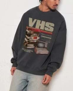 Vintage VHS Tapes Sweatshirt -Threadheads Clothing Coal Men Jumper Front ca15bdb0 fe9c 4979 aaa7 3ea59265abf8