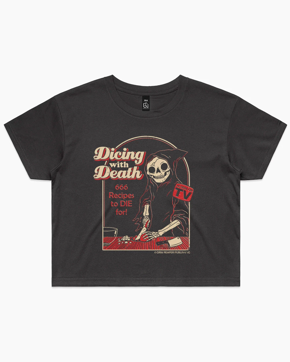 Dicing With Death Crop Tee 4 Dicing With Death Crop Tee - Image 2