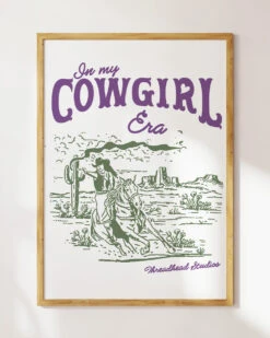 Cowgirl Era Art Print