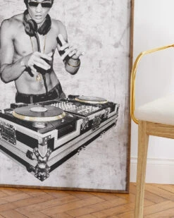 DJ Bruce Lee Art Print -Threadheads Clothing DJ Bruce Lee WallArtMockUp 3