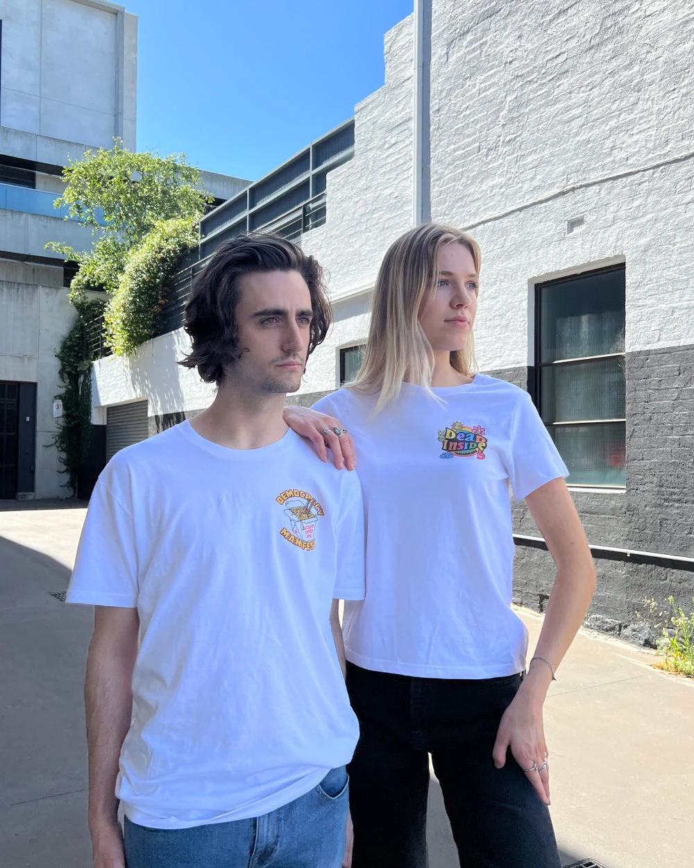 Dead Inside Mini Print Tee 6 Dead Inside Mini Print Tee - Image 4