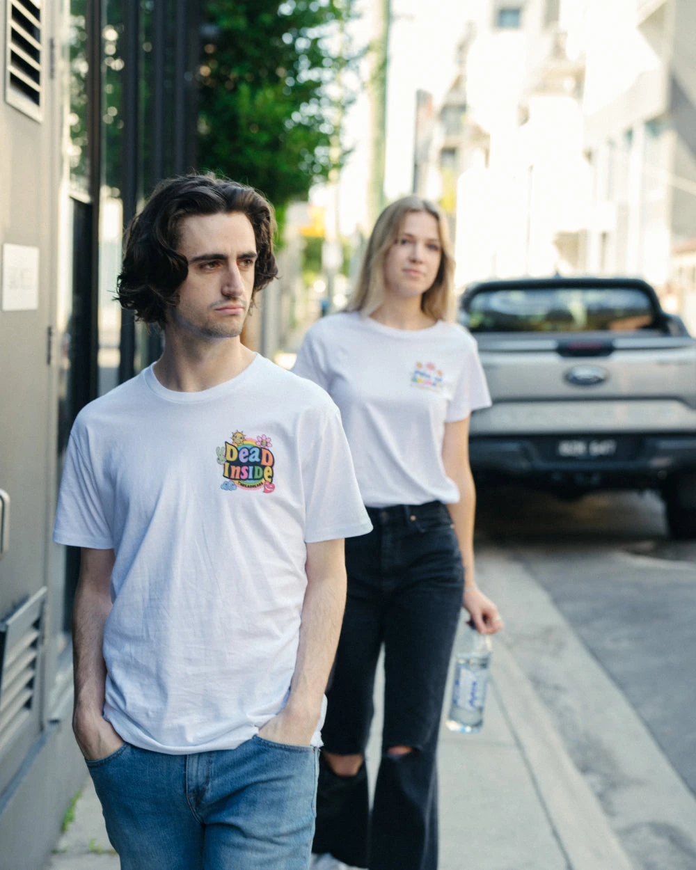 Dead Inside Mini Print Tee 5 Dead Inside Mini Print Tee - Image 3