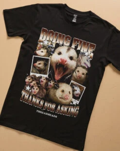 Doing Fine Opossum T-Shirt -Threadheads Clothing DoingFine Website 2