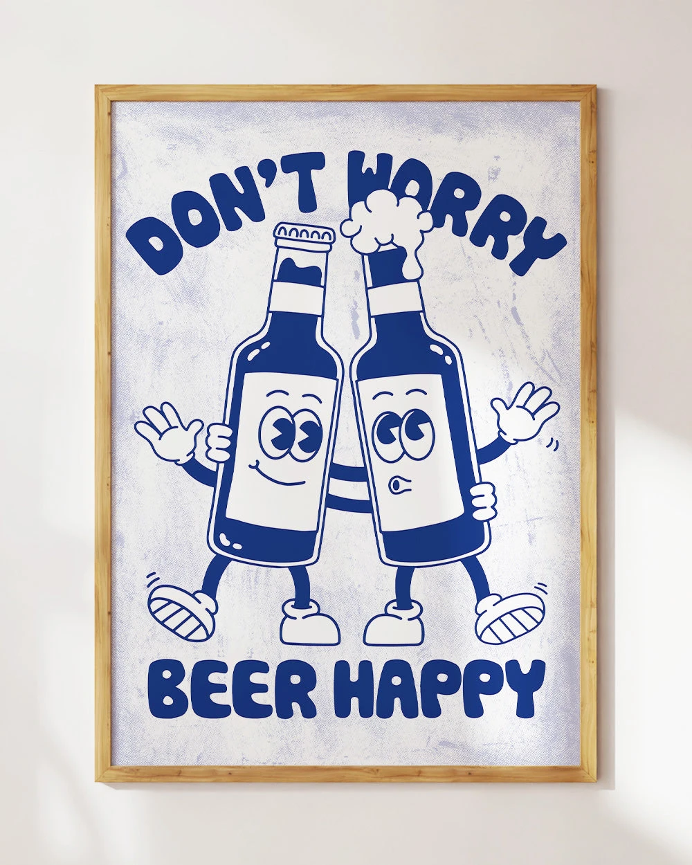 Don't Worry Beer Happy Art Print 4 Don't Worry Beer Happy Art Print - Image 2