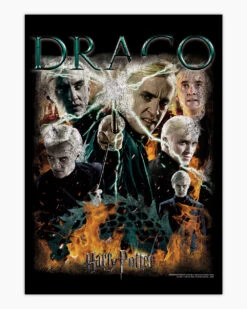 Harry Potter Draco Malfoy Vintage Art Print