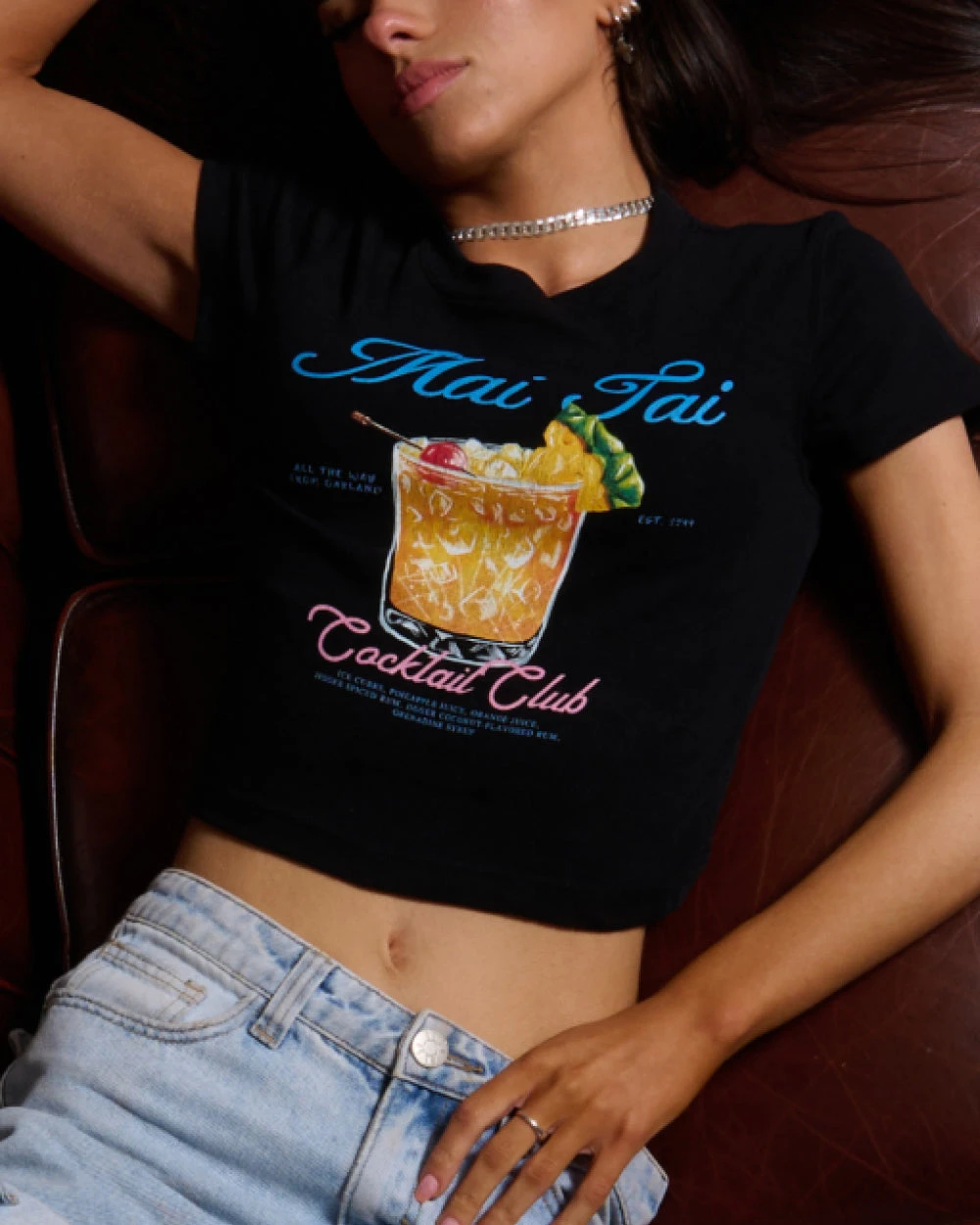 Mai Tai Baby Tee 4 Mai Tai Baby Tee - Image 2