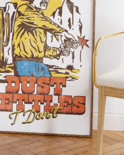 Dust Settles Art Print -Threadheads Clothing Dust Settles Wall Art Mock Up 3 White