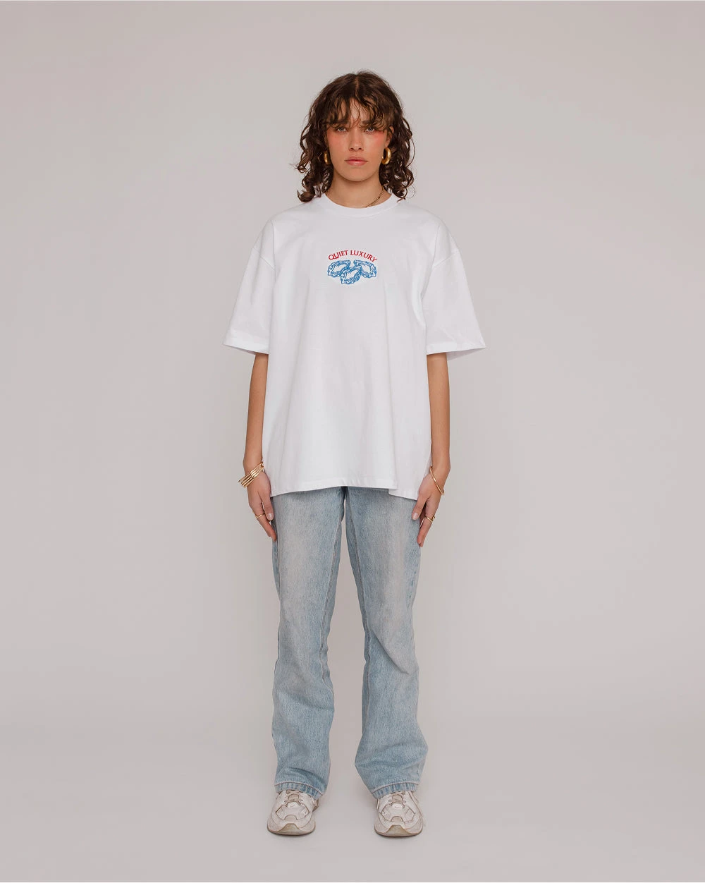 Quiet Luxury Oversized Embroidered Tee 5 Quiet Luxury Oversized Embroidered Tee - Image 3
