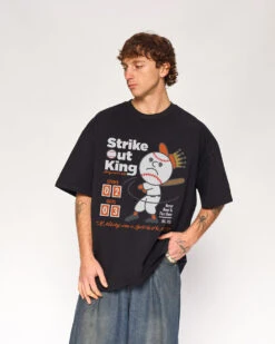 Strike Out King Oversized Tee -Threadheads Clothing Ethan Ecom 00052