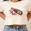 Fair Shake Of The Sauce Bottle Crop Tee -Threadheads Clothing FairShakeoftheSauceBottleNatural CropTeeFront