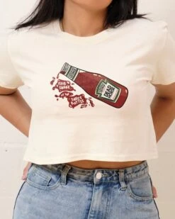 Fair Shake Of The Sauce Bottle Crop Tee