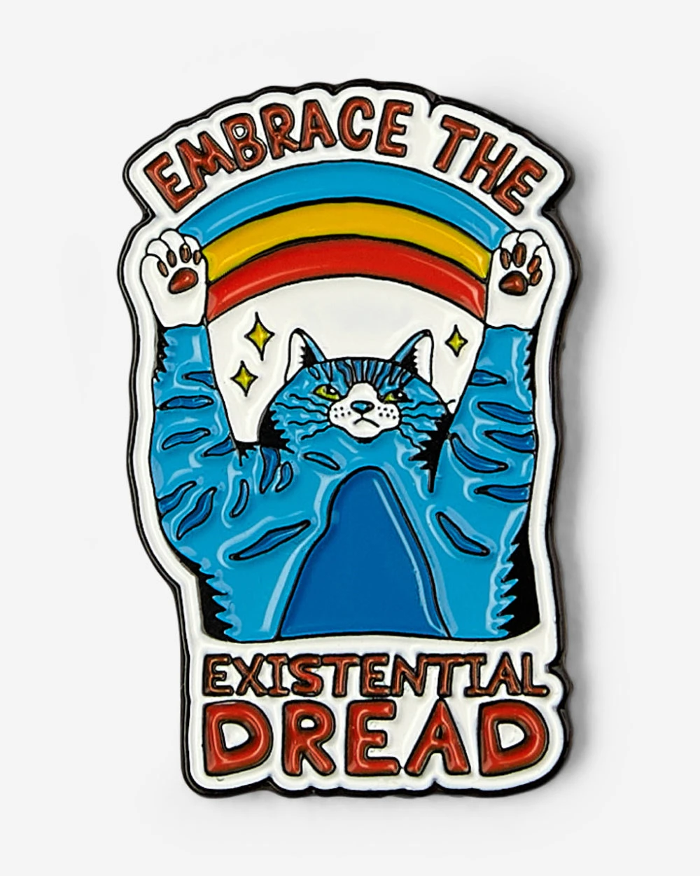 Embrace The Existential Dread Enamel Pin 3 Embrace The Existential Dread Enamel Pin